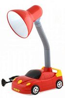 Светильник настольный Camelion "Машинка" KD-383 С04 220В E27 40Вт красный картинка 